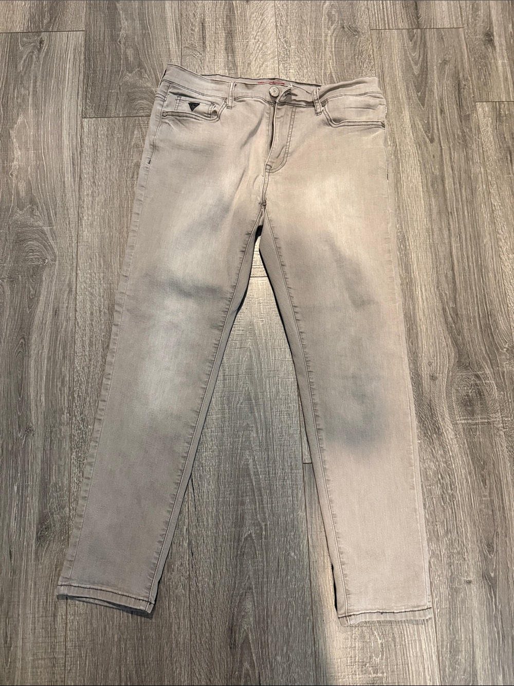 Mens Slim Fit Guess Light Gray Jeans 33x30